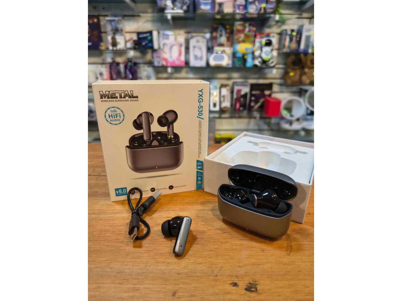Auriculares inalámbricos metal yxg 530