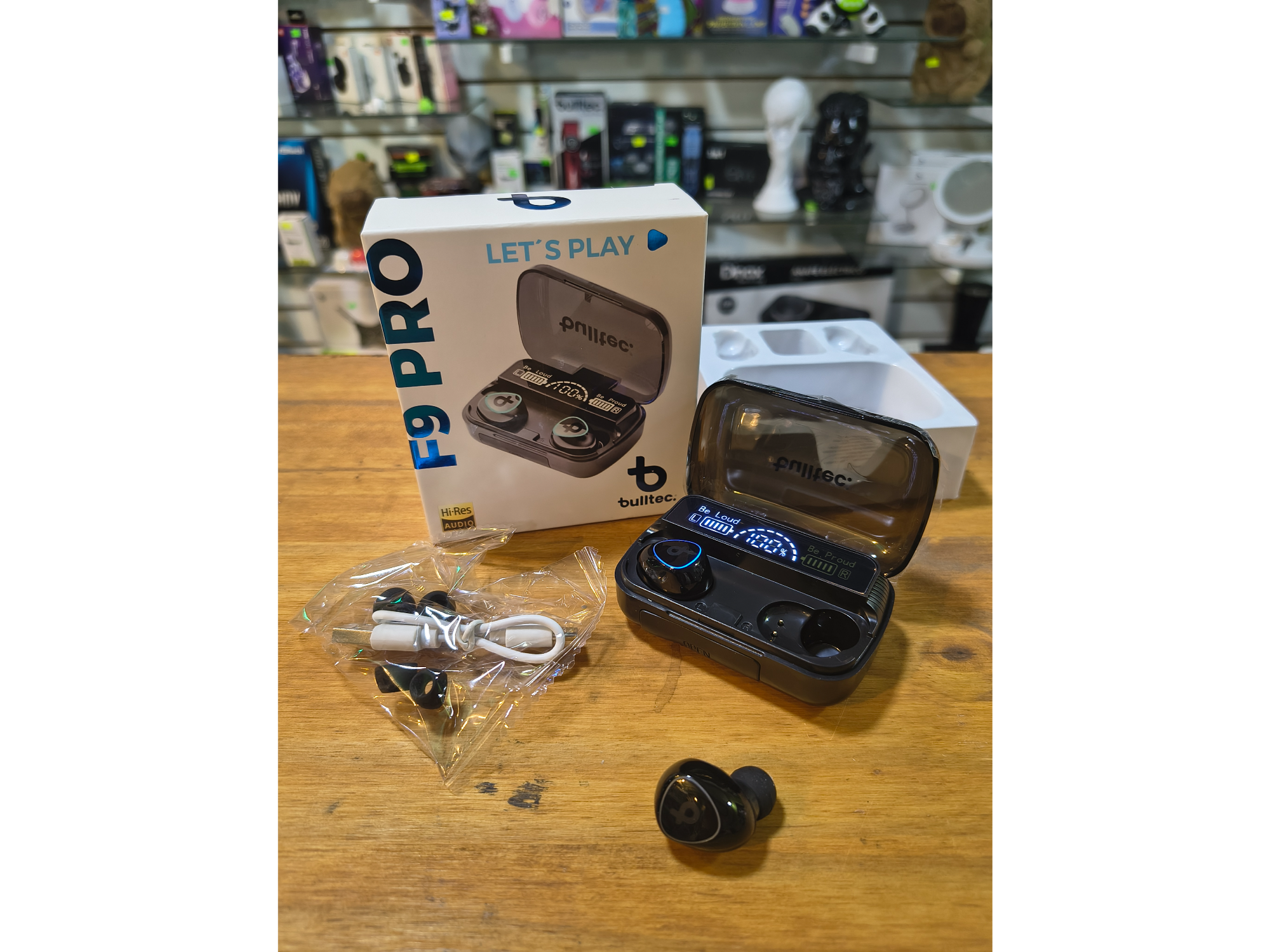 Auriculares F9 PRO Bulltec