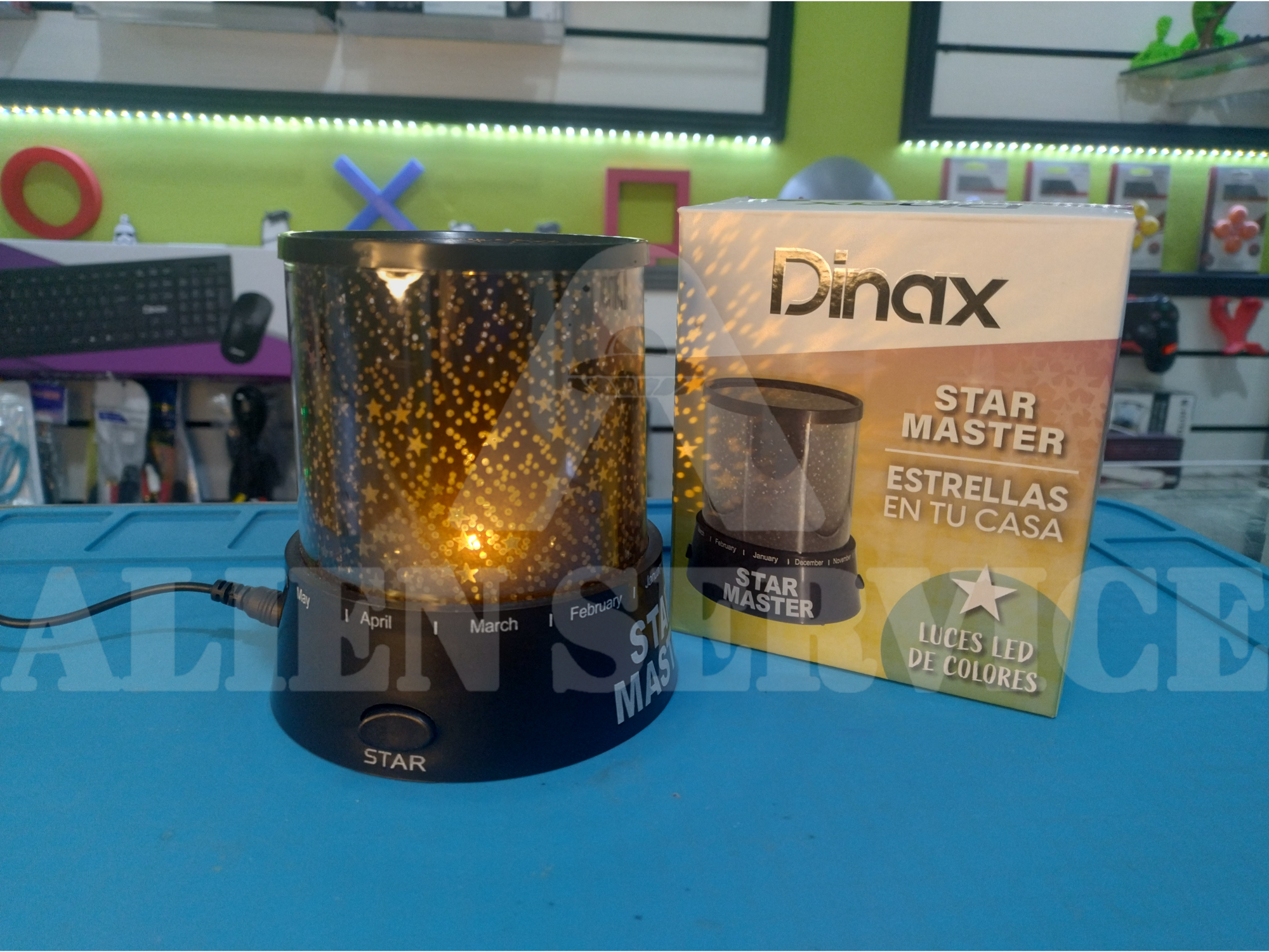 Velador lámpara Star Master Dinax estrellas