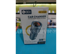 Cargador para auto ibek 38w