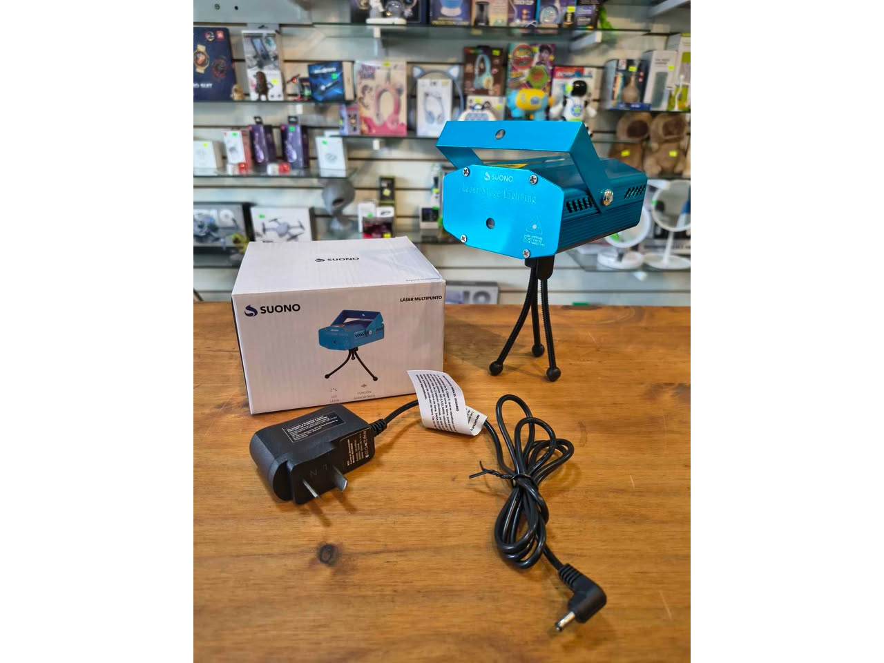 Mini Laser multipuntos audiorítmico