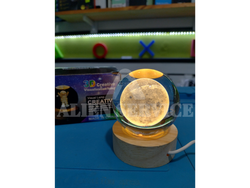Esfera cristal mini 3D Luna