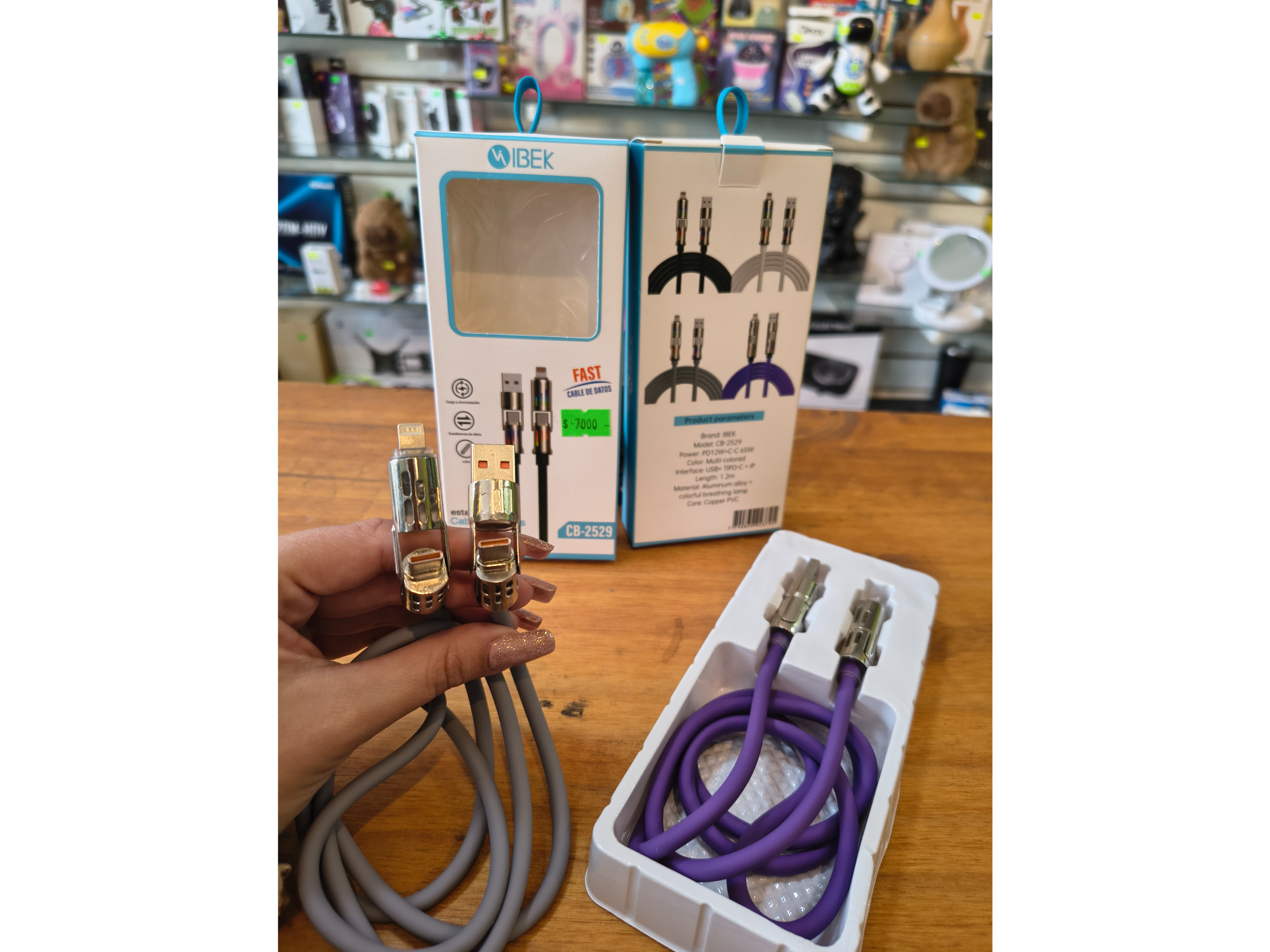 Cable ibek CB-2529 4 en 1
