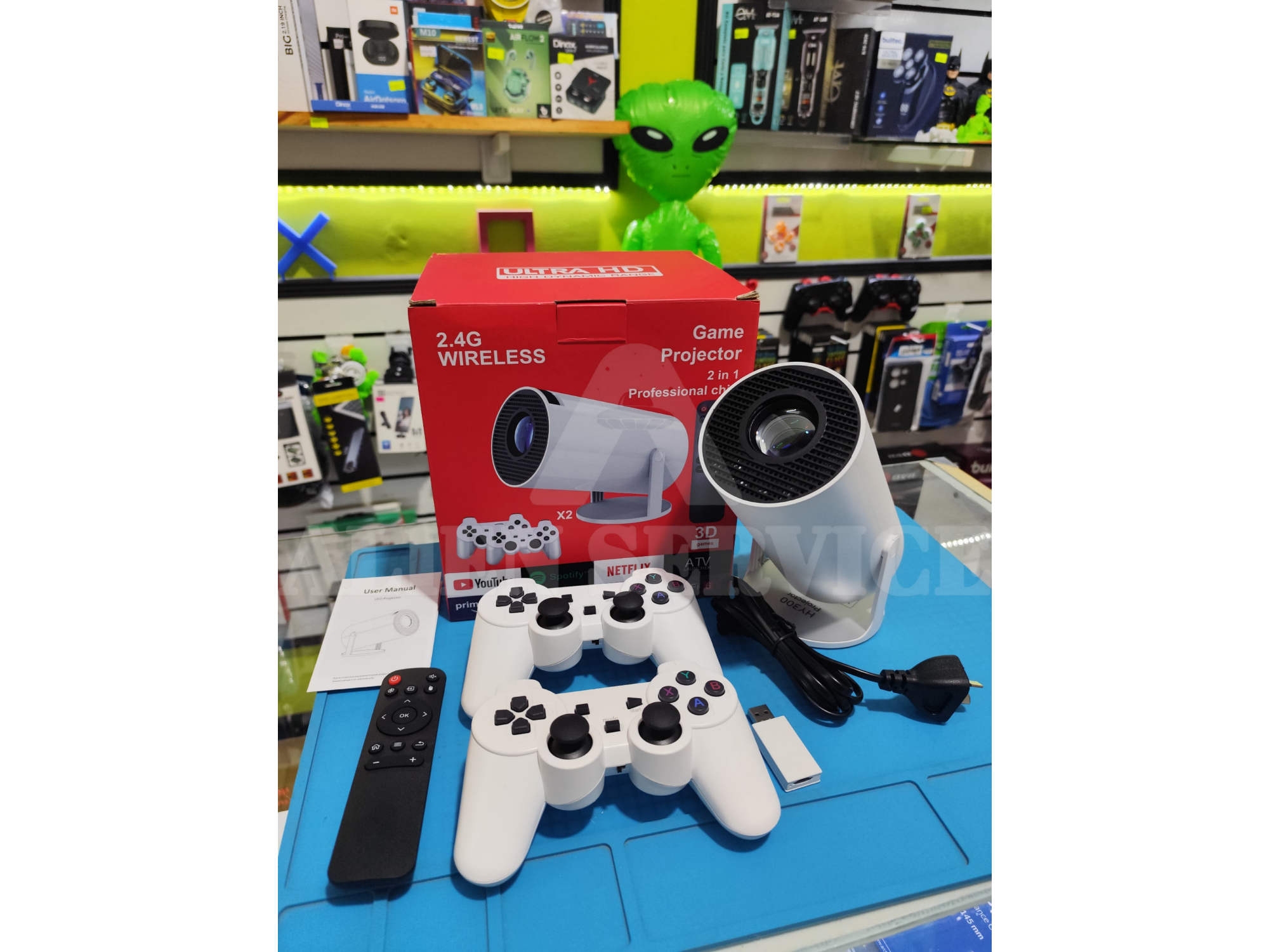 Proyector Smart con Consola Retro Incorporada