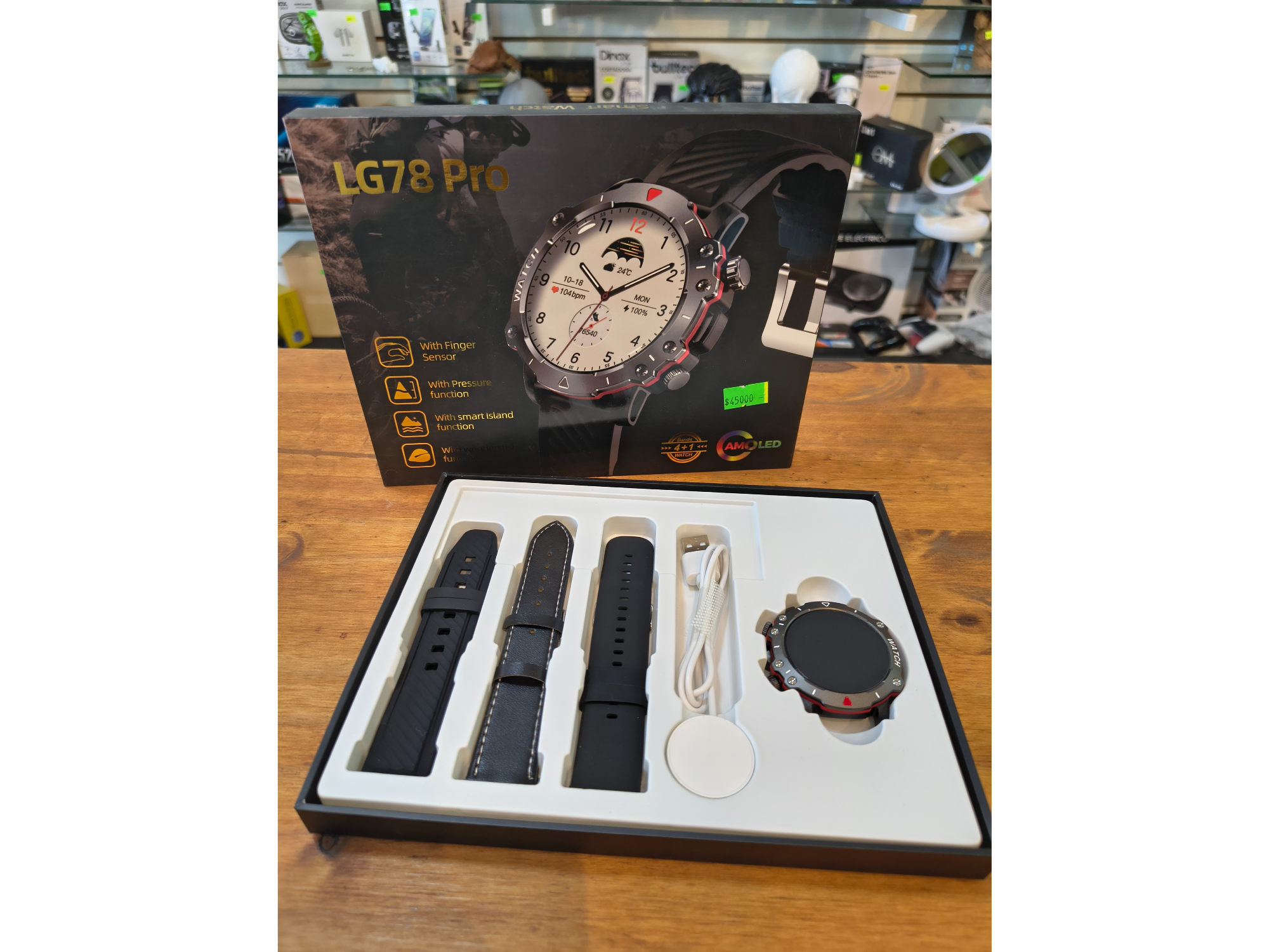 Smartwatch 4 en 1 Circular LG78 PRO