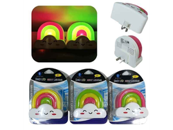 Luz de noche infantil arcoiris