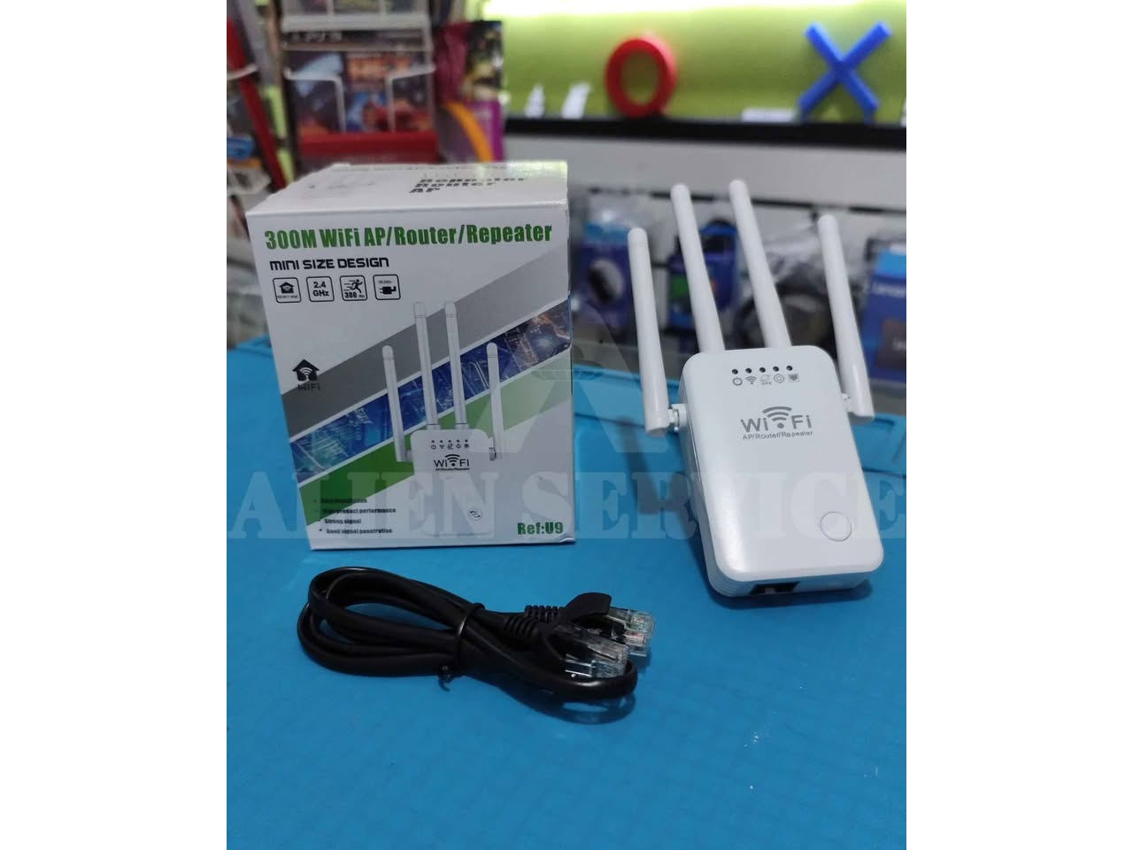 Repetidor wi-fi 3 en1 u9 300m