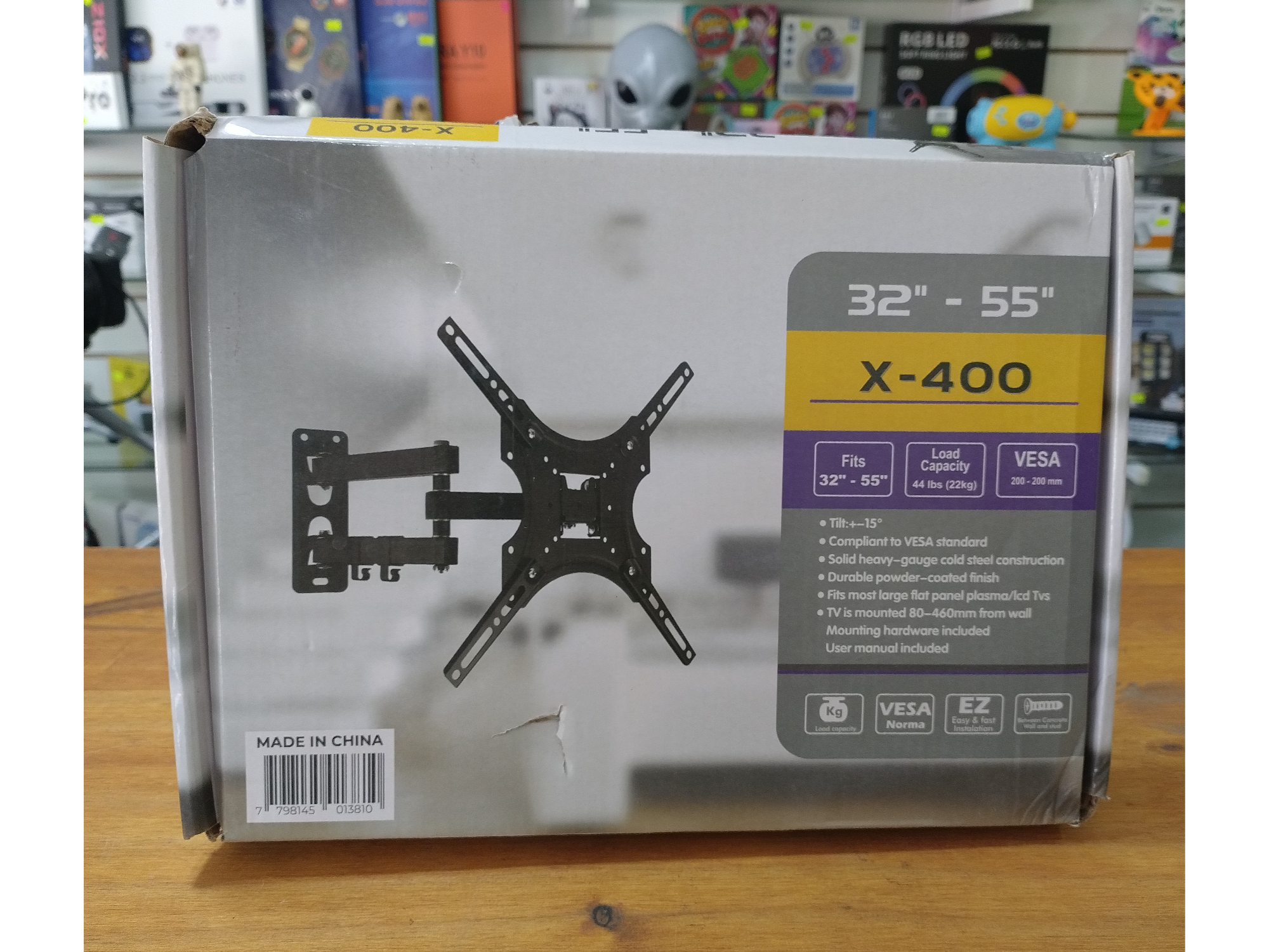 Soporte para TV 32" a 55" con brazo x-400