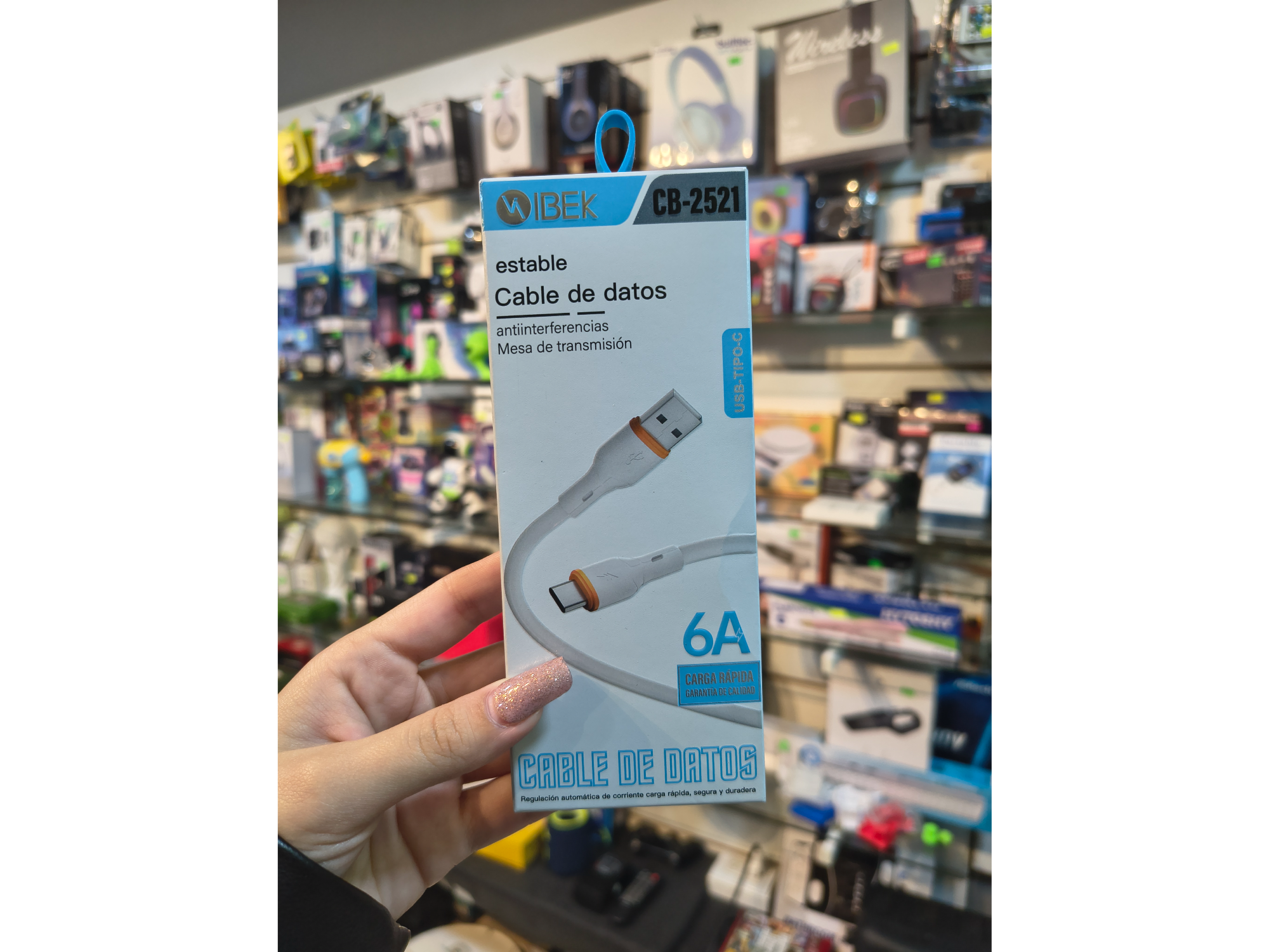 Cables usb a tipo c 6a datos reforzado