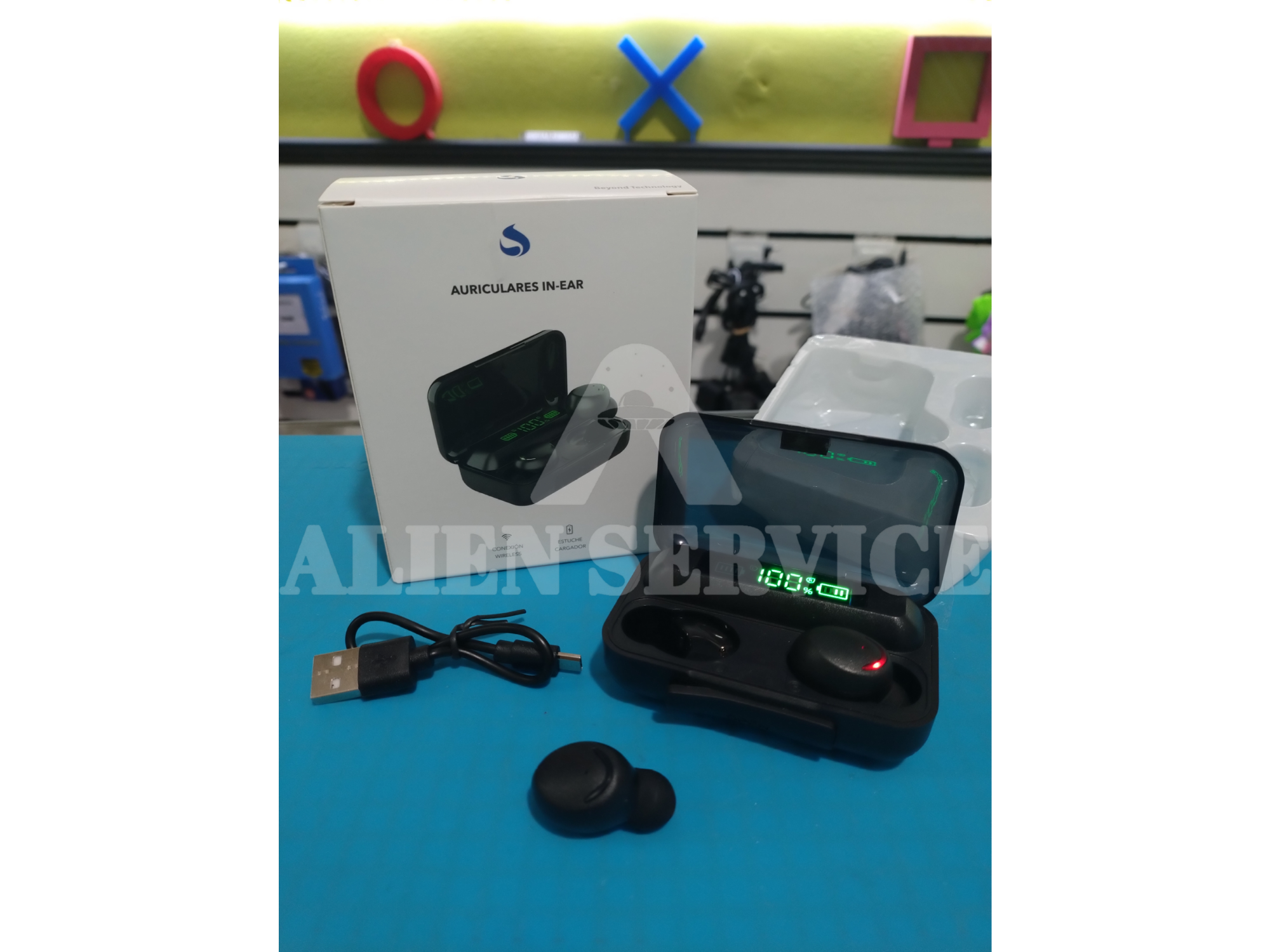 Auriculares inalámbricos suono inear display