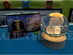 Esfera cristal mini 3D capibara