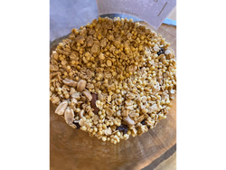 Granola con pasas y almendras