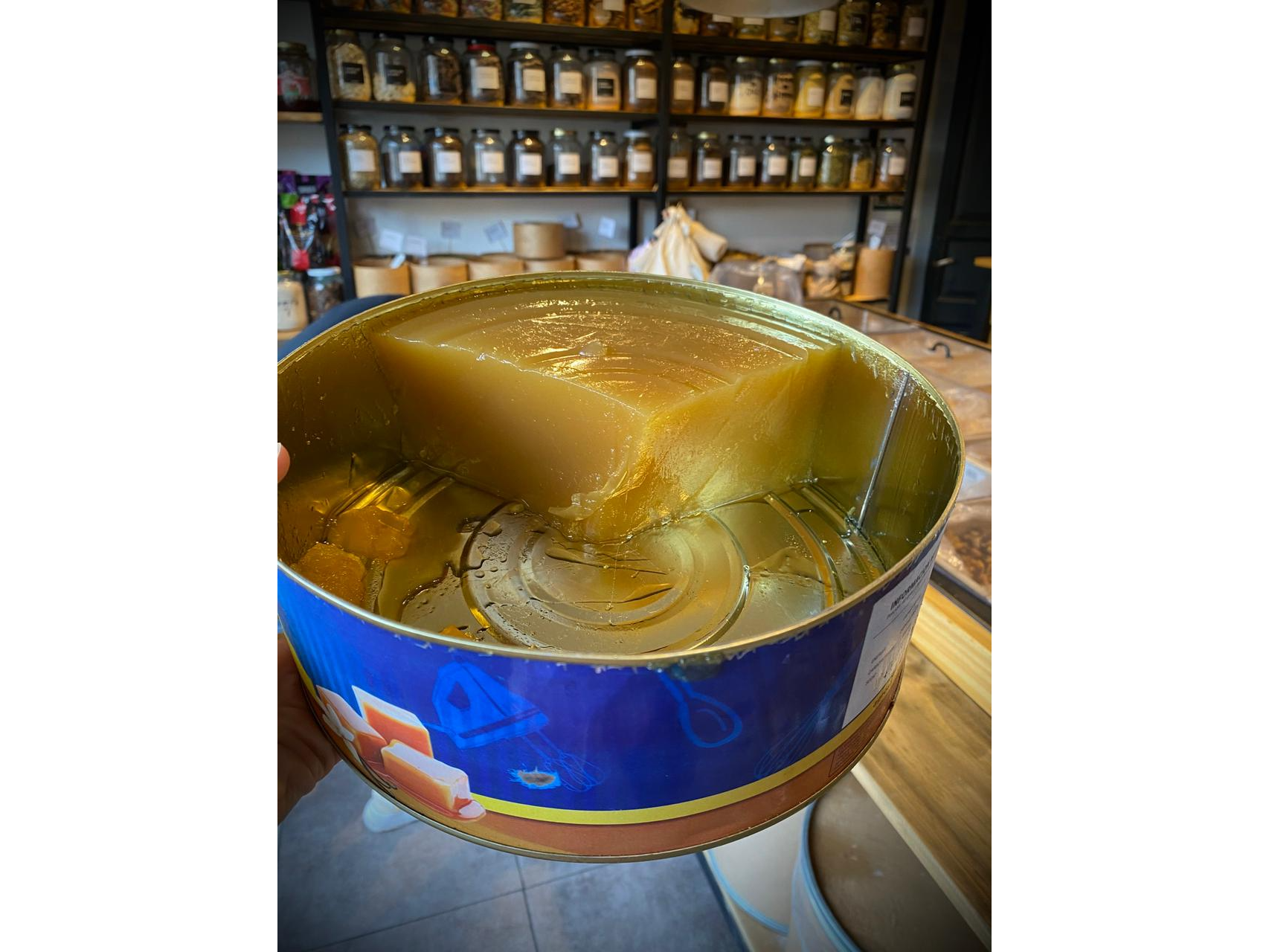 Dulce de batata en lata