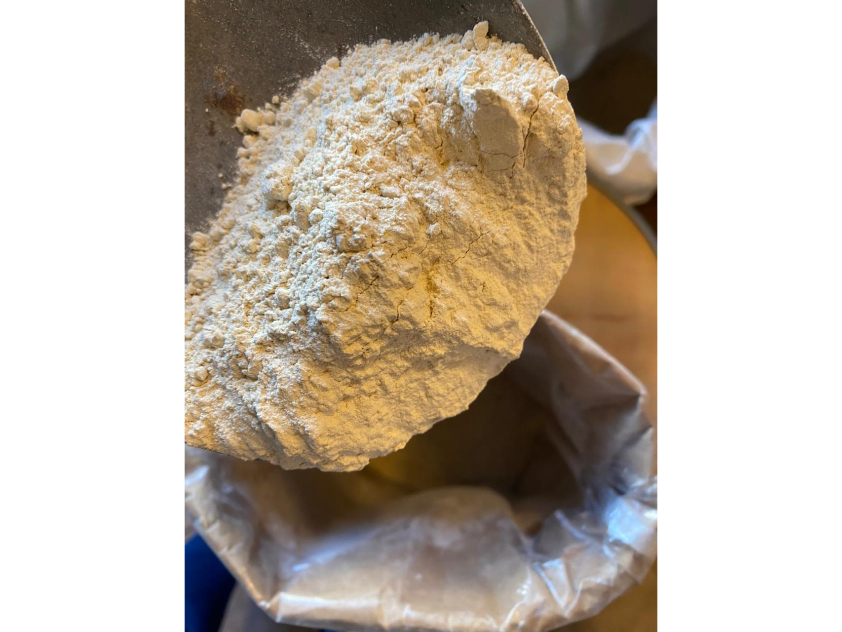 Harina de maiz blanco