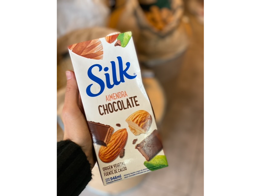 Leche de almendras chocolate
