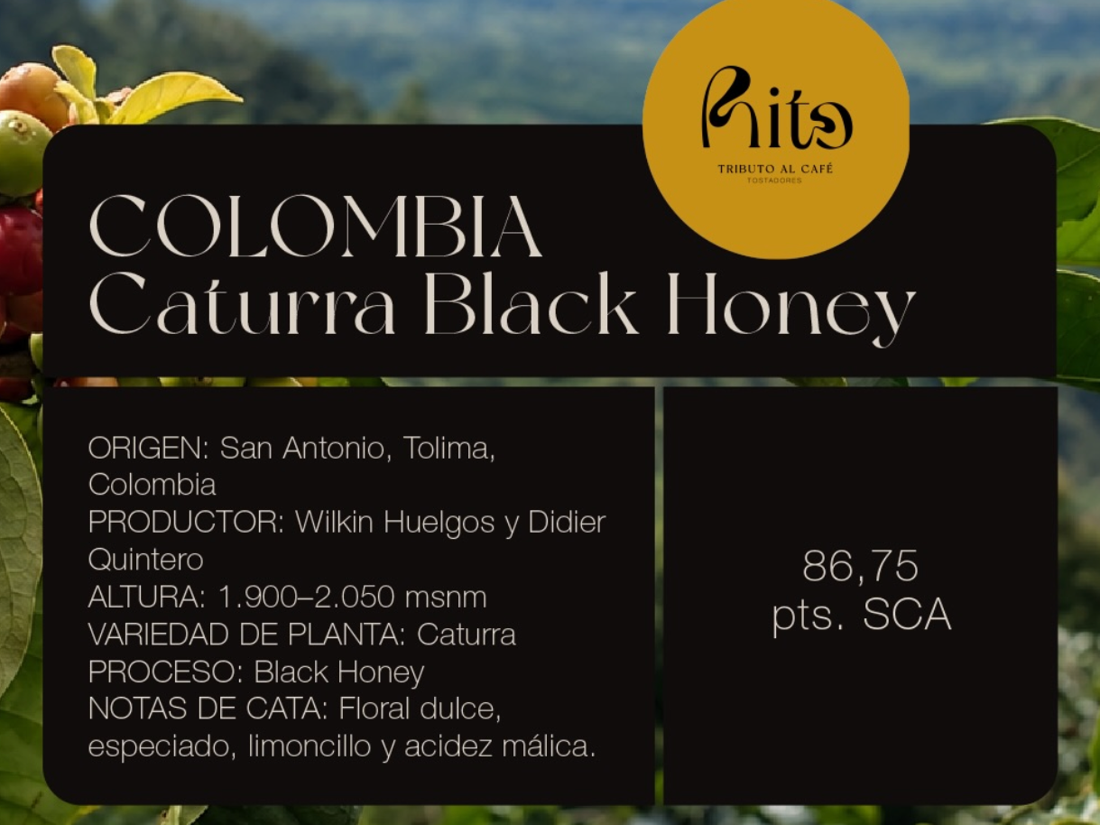 Café Colombia  Caturra Black Honey