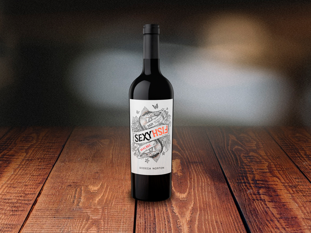 Vino tinto Malbec Sexy Fish o bodega disponible