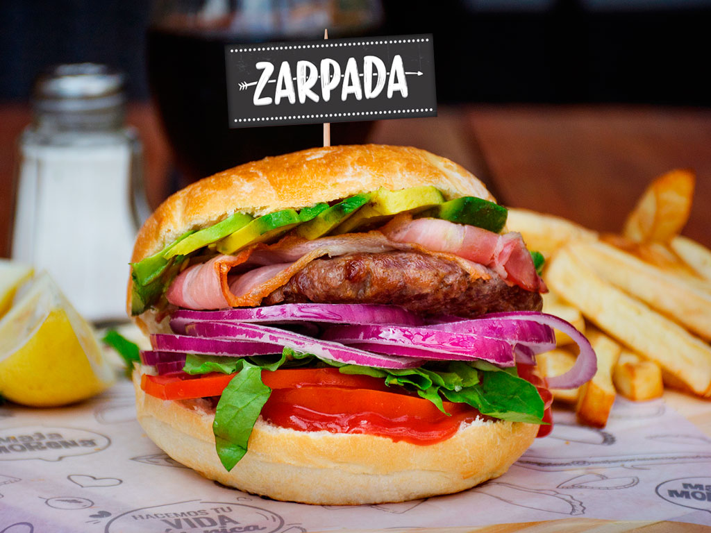 Hamburguesa Zarpada + bebida 354