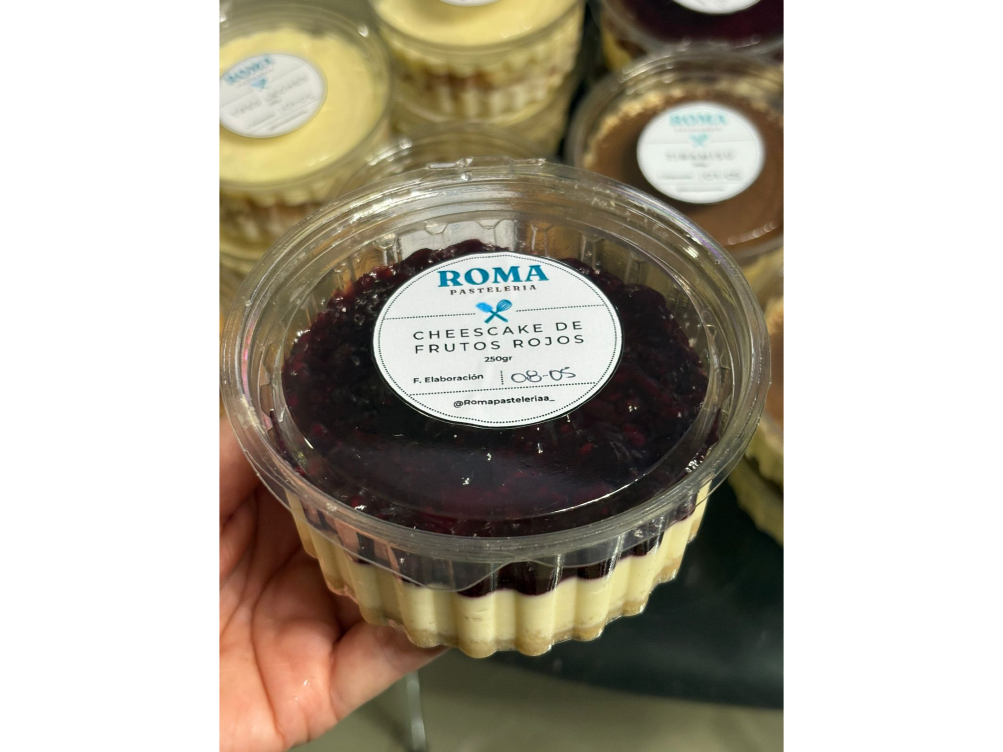Cheesecake de frutos rojos