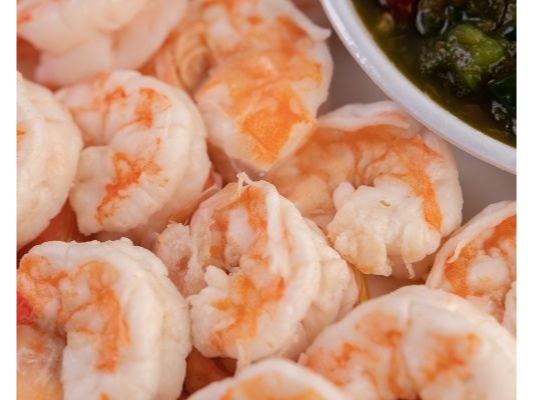 Langostino pelado roto