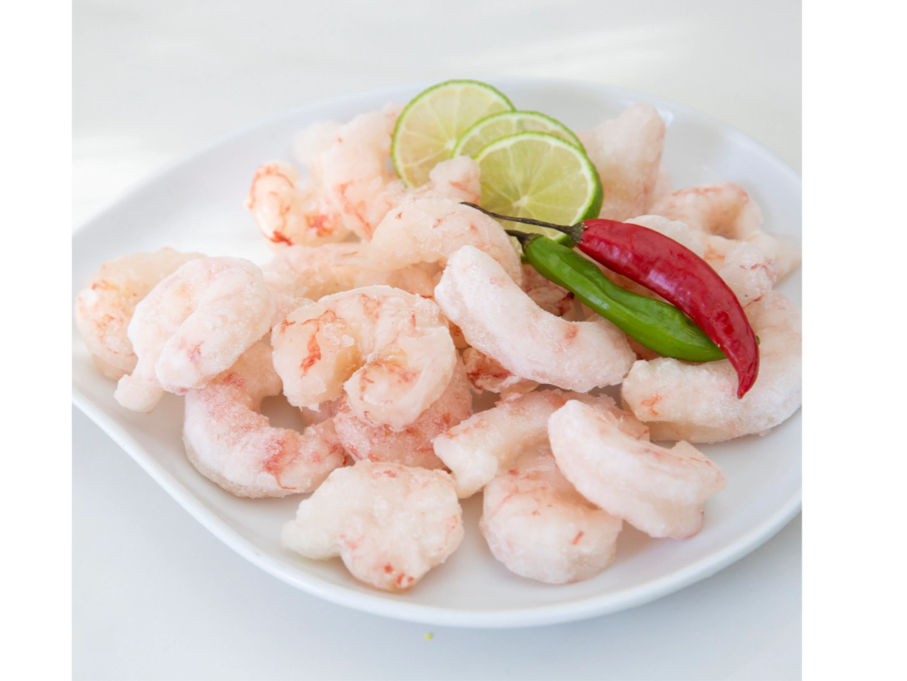 Langostinos pelado y desvenado