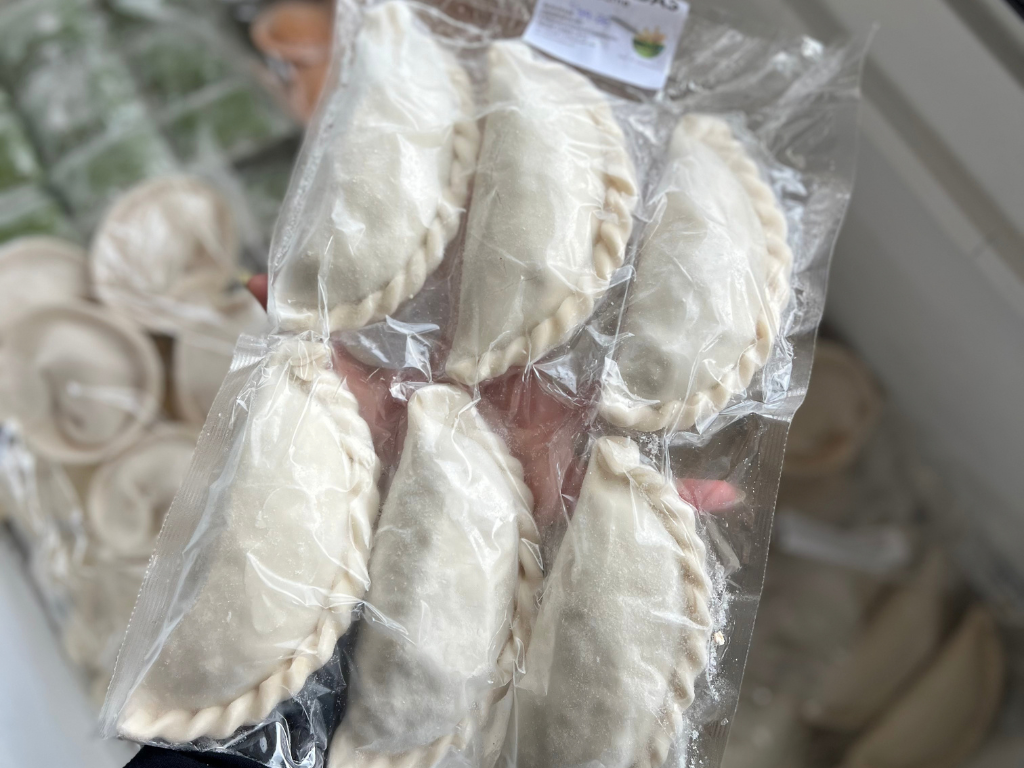 Espinaca,cebolla y muzzarella