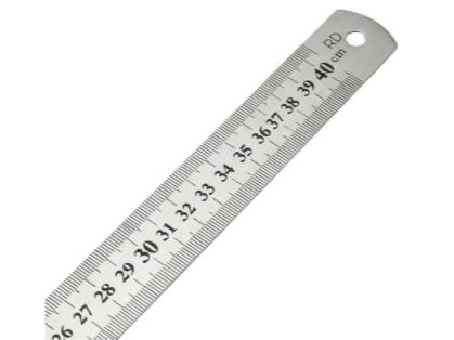 Regla Acero Metal 40 Cm