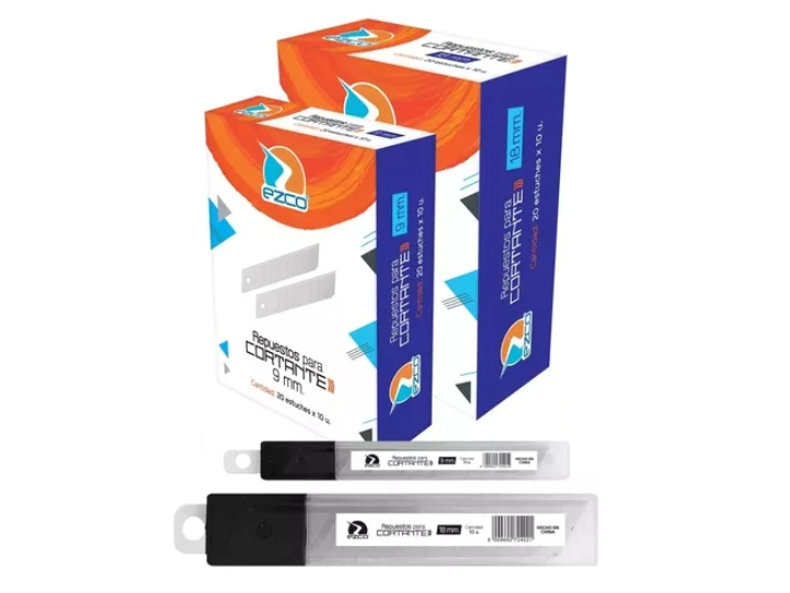 REPUESTO EZCO TRINCHETA 18mm x 10u