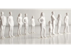 Figuras humanas en escala de resina 1:100