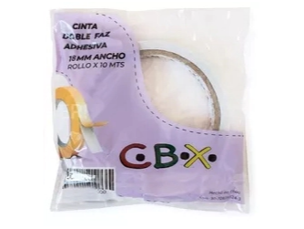 CINTA DOBLE FAZ CBX 18mm x 10mts