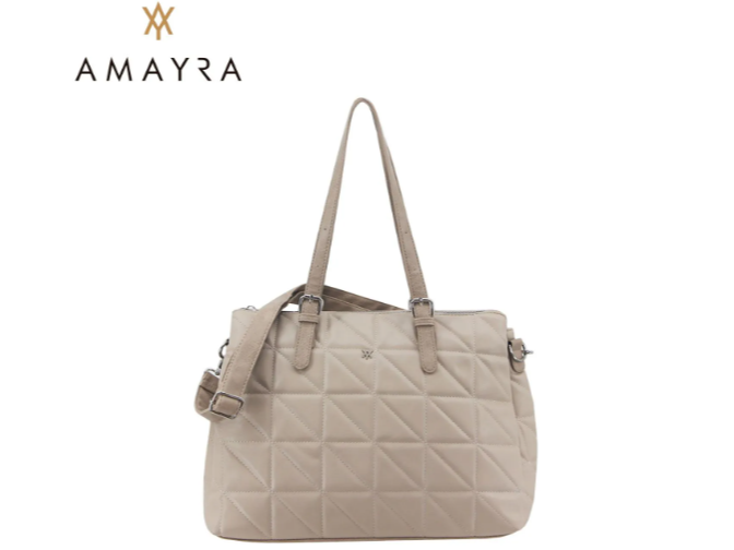 Cartera Amayra Crema