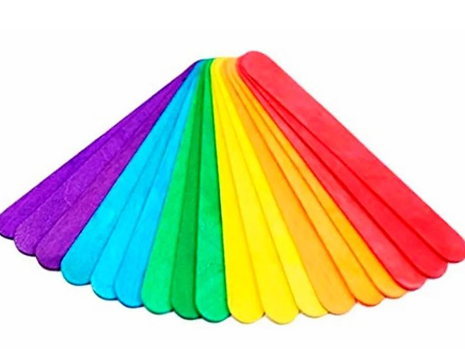 Palito De Helado Color Surtido x50