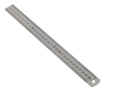 Regla Acero Metal 30 Cm