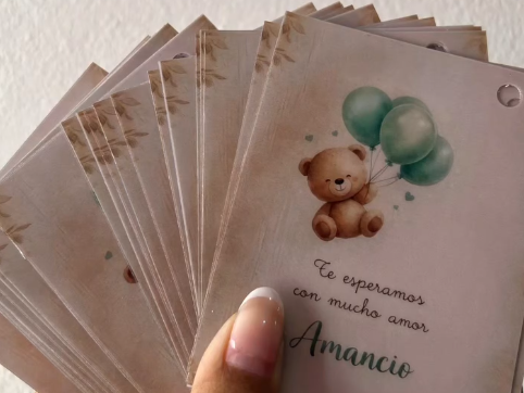 Tarjetas personalizadas c/u