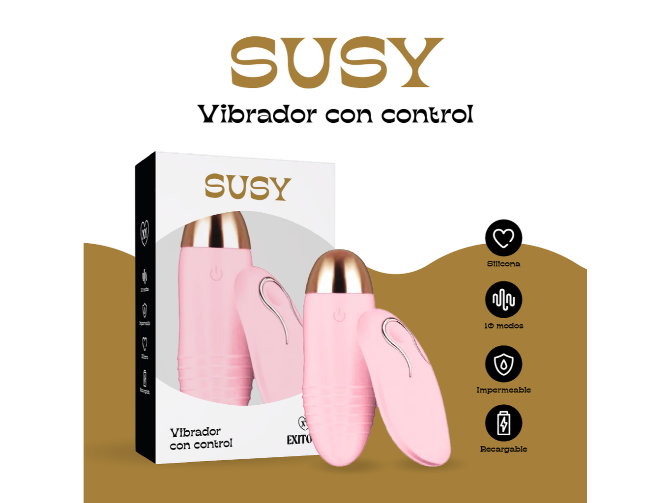 BALA VIBRADORA CON CONTROL REMOTO