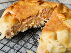 TARTA JAMON Y QUESO SIN TACC