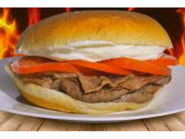 Churrasco  Tomate mayo casera.