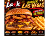 Hamburguesa LasVegas(Doble hamburguesa) + papas gratis.
