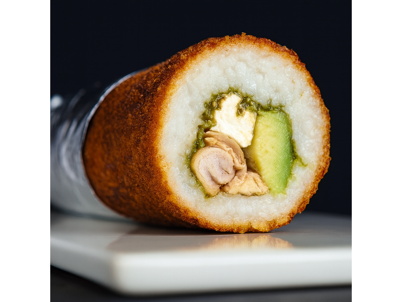 Hand roll [Pollo,Queso,Palta]