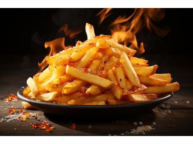 PAPASFRITAS CON TOQUE DE MERKEN