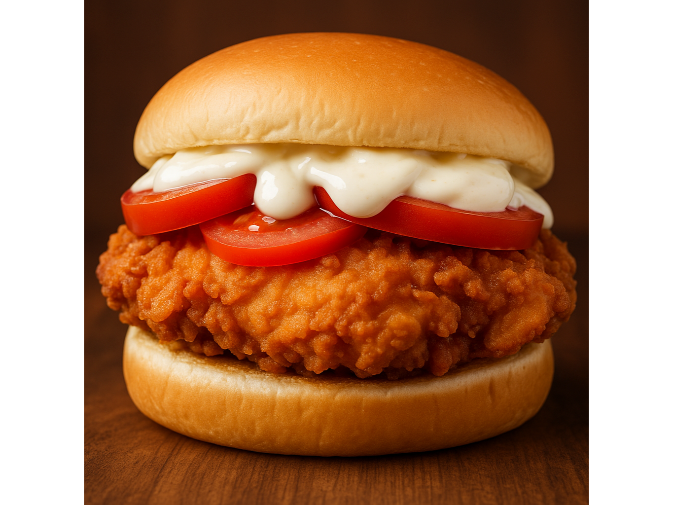 Pechuga Crispy Tomate mayonesa