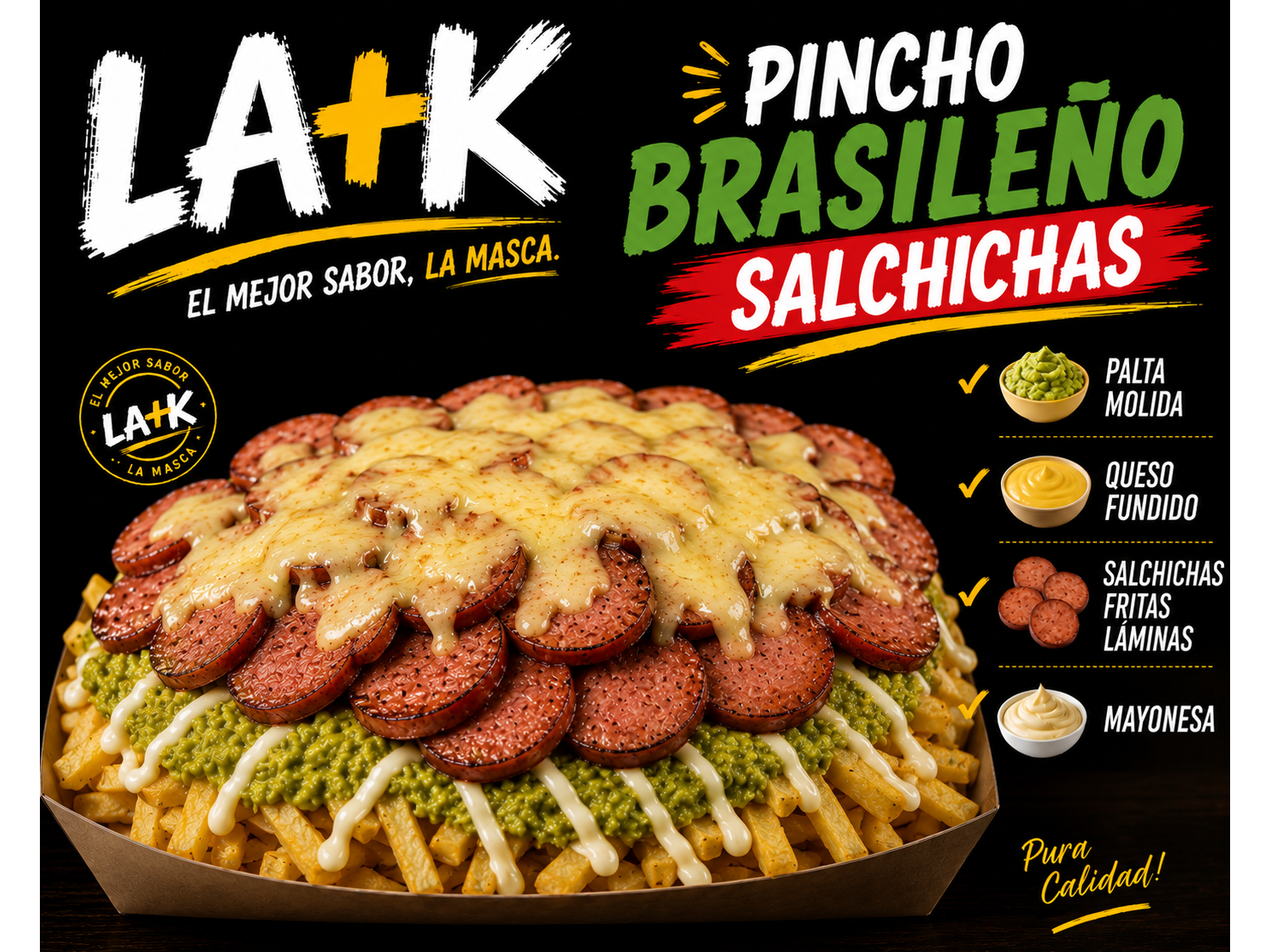 Pincho Brasileño (mayo casera) [SALCHICHA]