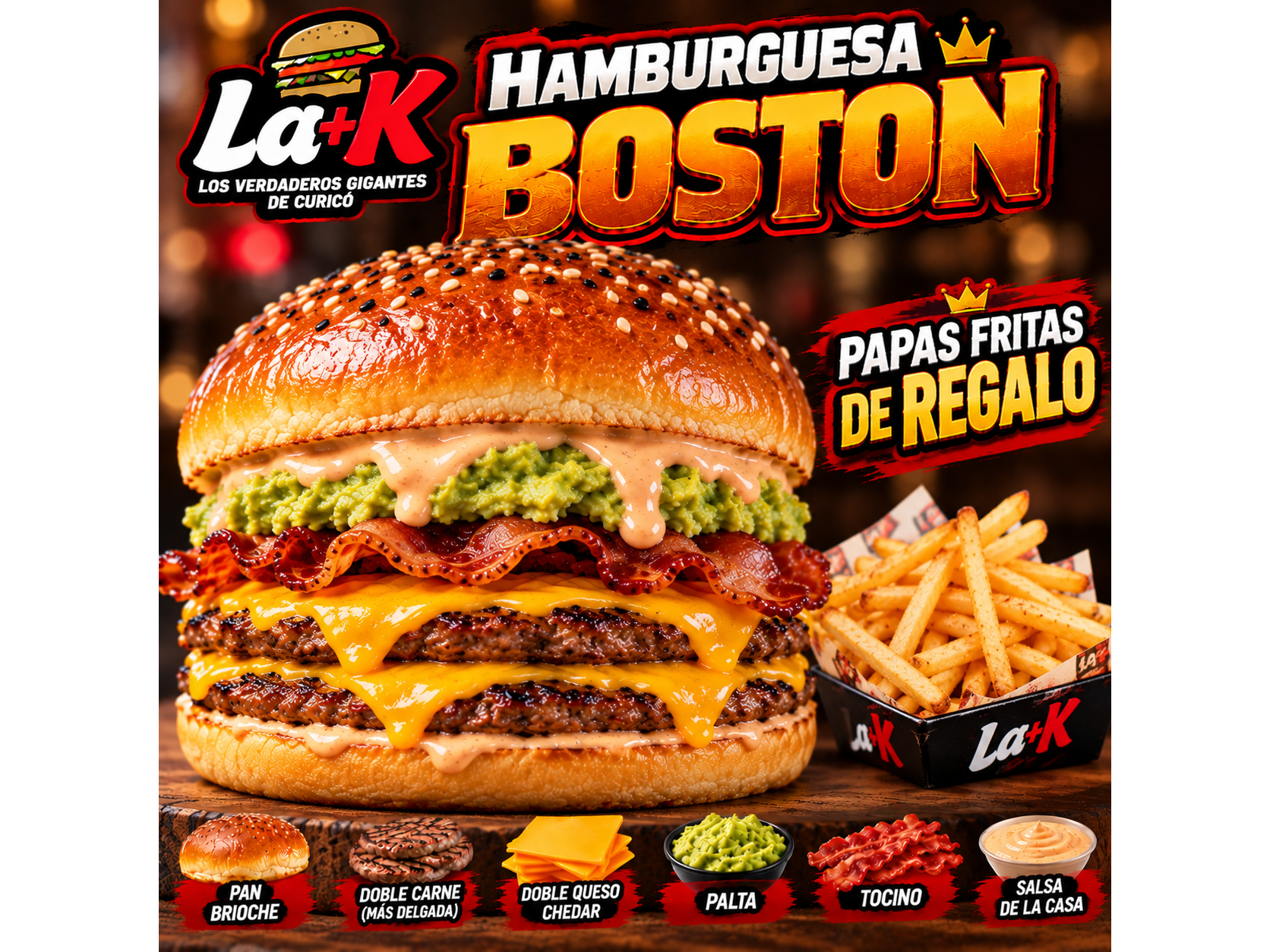 Hamburguesas Boston