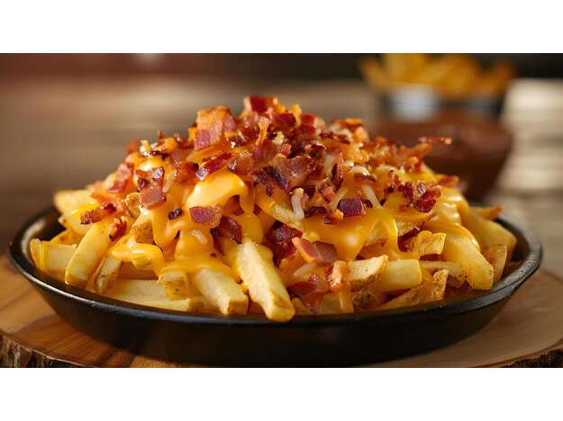 Papas cheddar bacon