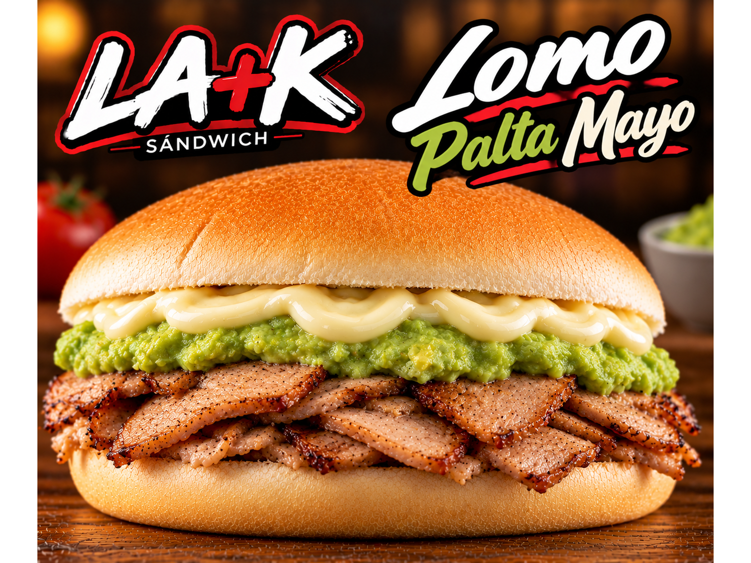 Lomo palta mayo casera.