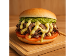Churrasco italiano doble carne mayo casera.