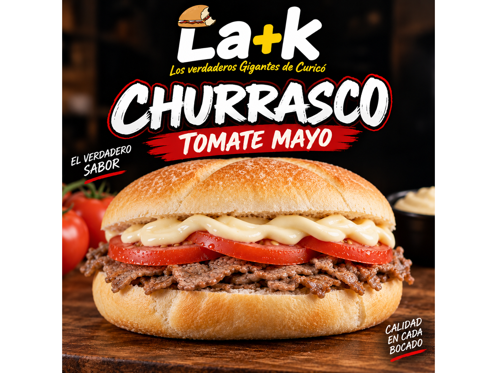 Churrasco Tomate mayo.