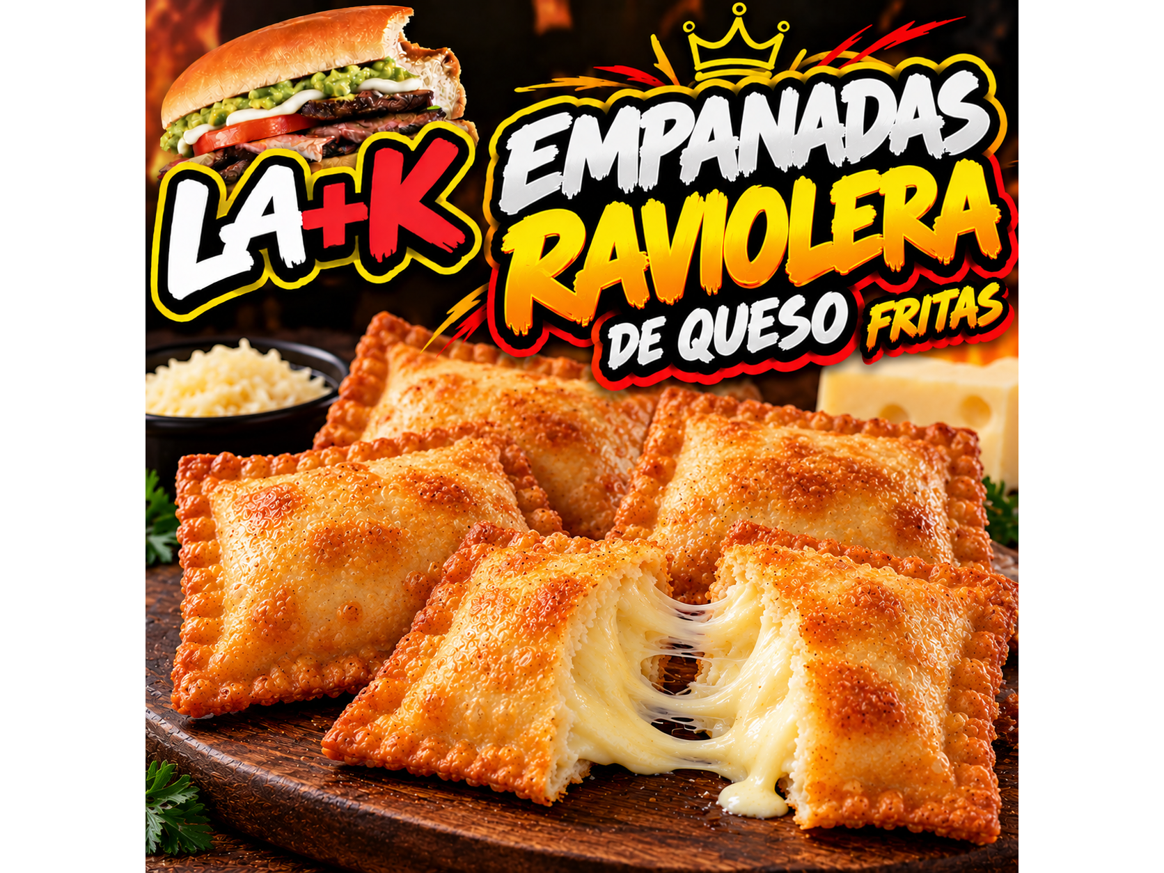 Empanadas coctail Queso