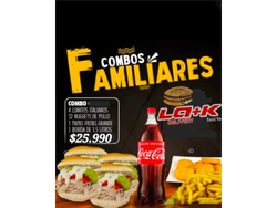 (PROMO FAMILIAR 1) 4 Lomos italianos + 12Nuggets + 1Papa grande + 1Bebida 1.5lts