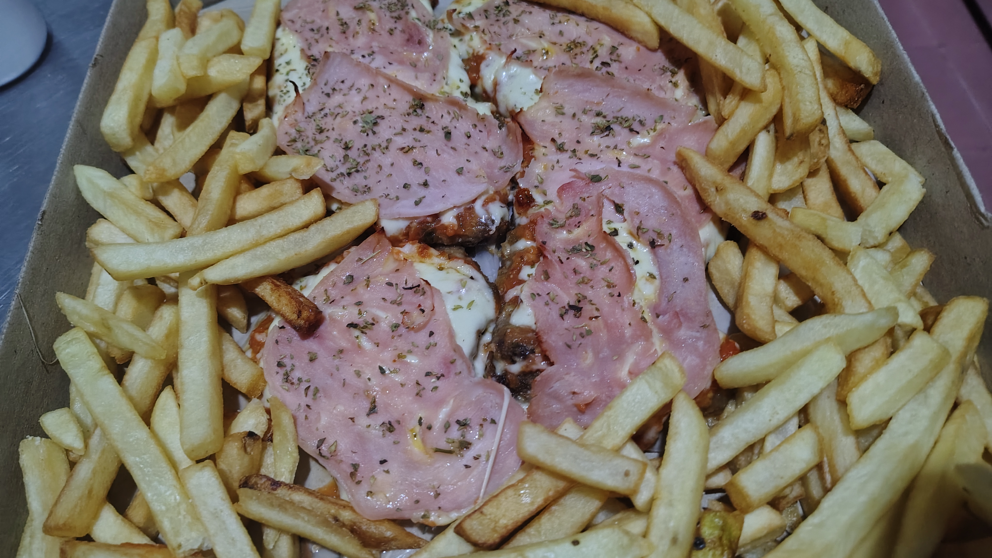Milanesa de carne al plato